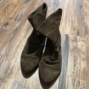 Nine West Booties | Women Size 7 | Olive Green Brown